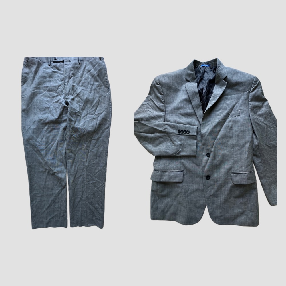 Vince Camuto Wool Suit Gray Size 42R  Men's